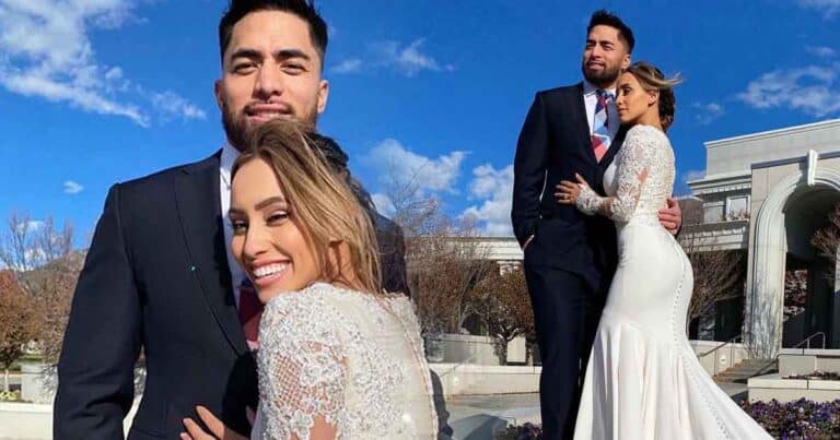 Manti Te'o, Football Player Once Involved in Catfishing Hoax, Marries Girlfriend Jovi Nicole Engbino