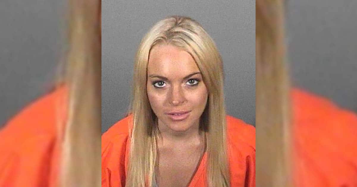 Take a Trip Down Troubled Lane with Lindsay Lohan’s Collection of Mugshots Through the Years