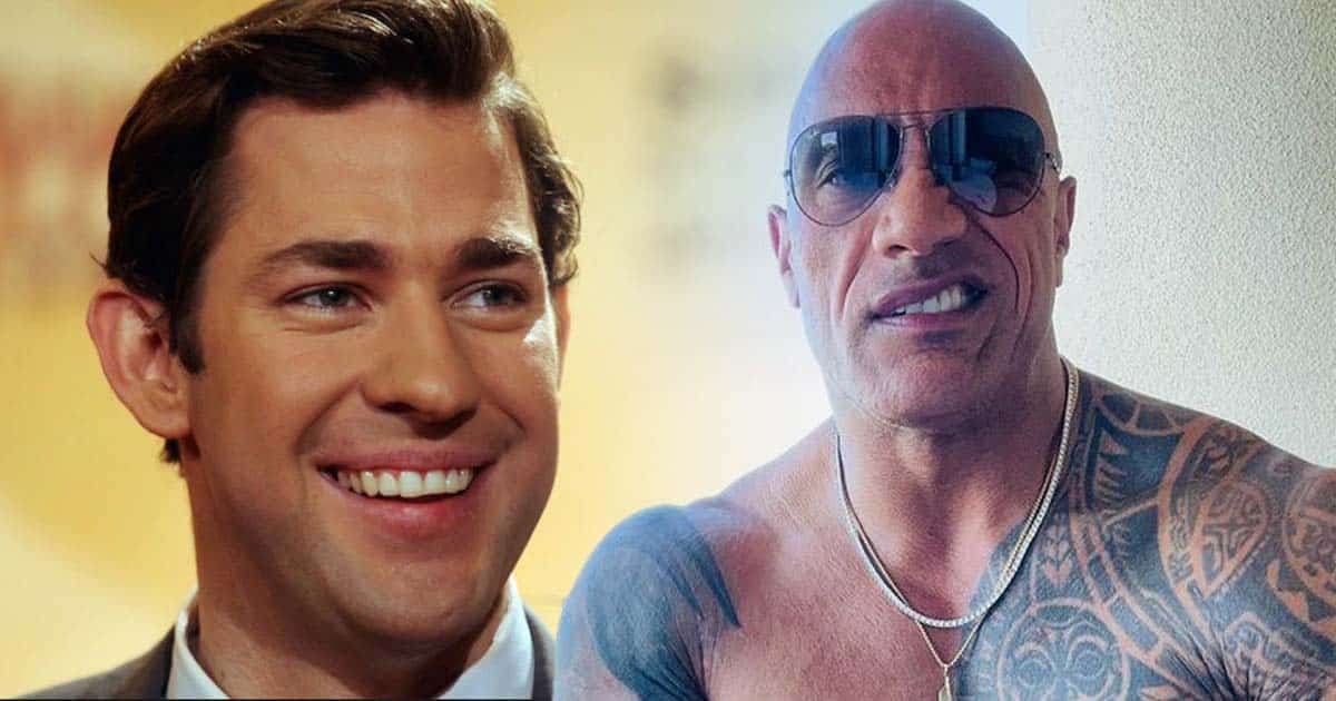 John Krasinski Sent Dwayne “The Rock” Johnson a “Can’t Unsee” Type Nude
