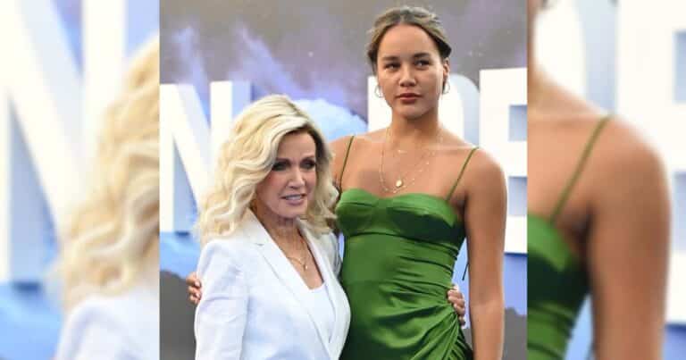 Donna Mills, 81, Wows in White as Daughter Chloe Mills Accompanies Her to 'Nope' U.K. Premiere